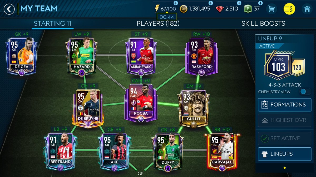 JIGAR2580's tweet photo. @FIFAMobileDev Is my team good? Any suggestions? https://t.co/zHeQasPMRL