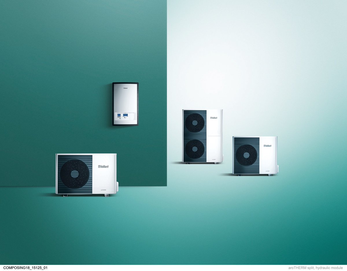 NEW aroTHERM split available from 1st April with sound power level as low as 53 dB(A) and SCOP as high as 4.69. Great new addition to our heat pump family!  #heatpumps #vaillant <a href="/vaillantuk/">Vaillant UK</a>