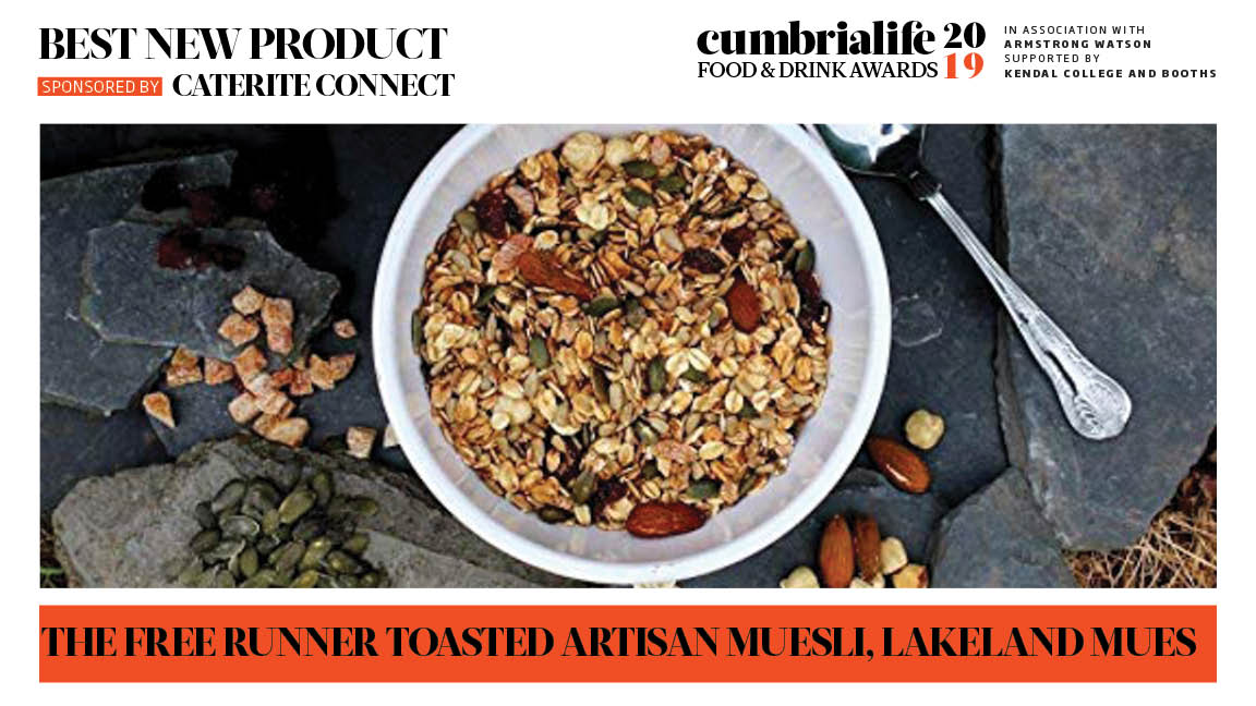 Museli takes the win. Congratulations @lakelandmues for winning the Best New Product award for The Free Runner Toasted Artisan Musel #clfda19
