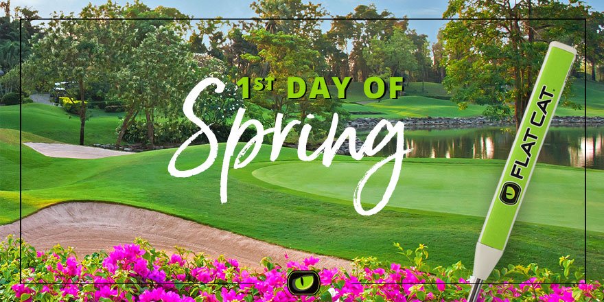 FLATCATgolf's tweet image. So, we're a day late... but who cares? It's officially the 2nd day of spring! Which means more sunlight, warmer weather, and most importantly, MORE GOLF is in our futures.

#Golf #1stDayOfSpring #SecondDayOfSpring