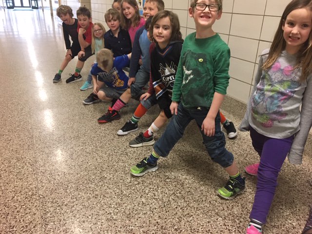 unioncenterelem's tweet photo. Raising awareness on World Down Syndrome Day by 'Rocking Our Socks' at UCE! We encouraged our kids to wear mismatched socks...some of our boys had no problem with that :) #LotsOfSocks #WDSD19 @UnionTwpSchools #ucepride https://t.co/KClvKngPoa