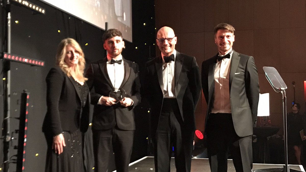 UKNNL's tweet image. Many congratulations to @UKNNL’s Fraser Hawthorne - Scientific Apprentice of the Year!! Fantastic achievement! #nuclear #awards #welldeserved #