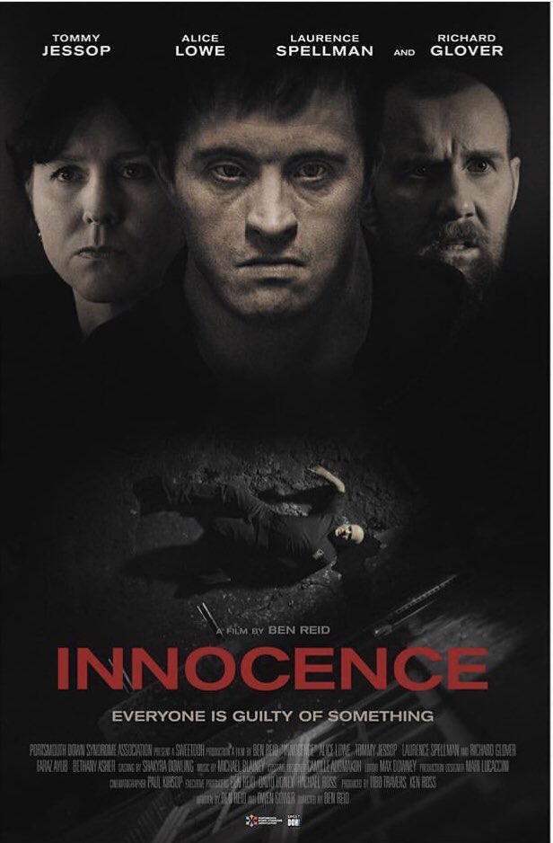 innocencefilm1's tweet photo. ‘Two brothers, one murder’: Check out this fantastic poster for @SweetdohFilms new short film ‘Innocence’ directed by @Ben_A_Reid and produced by @TiboDoh and @kenross2011 Supported by @PortsmouthDSA 💚 #inclusion #diversitymatters #portsmouthdsa #WDSD19 https://t.co/fsk4r487Y2