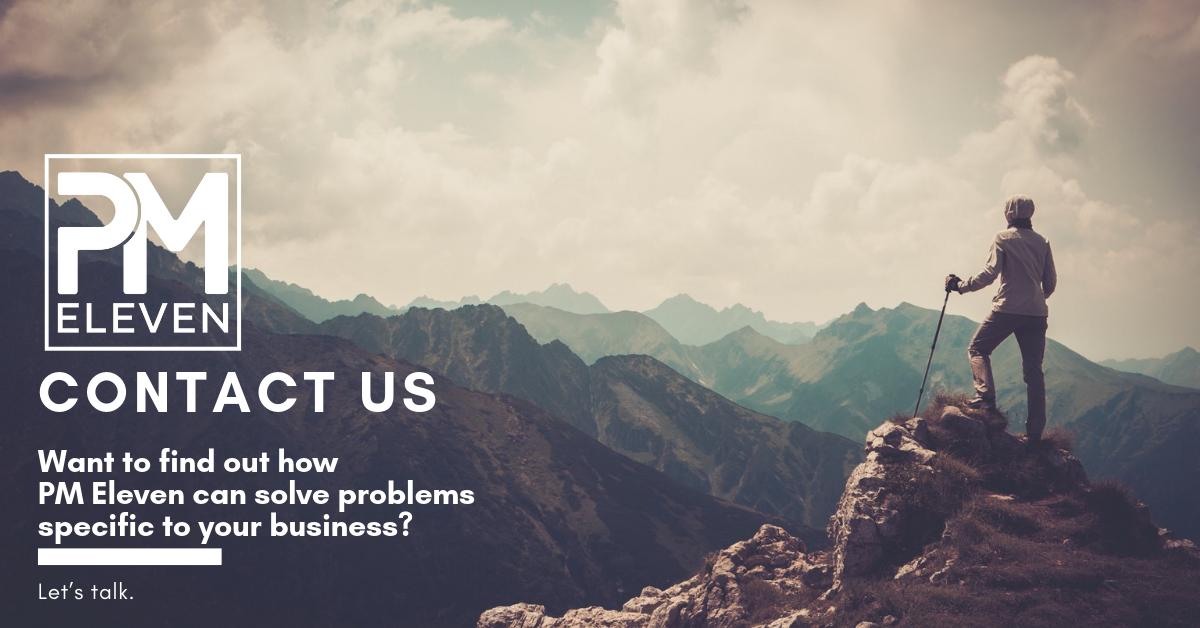 PMElevenGroup's tweet photo. Get In Touch! - Want to find out how #PM Eleven can solve problems  specific to your business? Let’s talk.

Contact Us - https://t.co/MLsGhX4YLA https://t.co/ZQcWLwTQjM