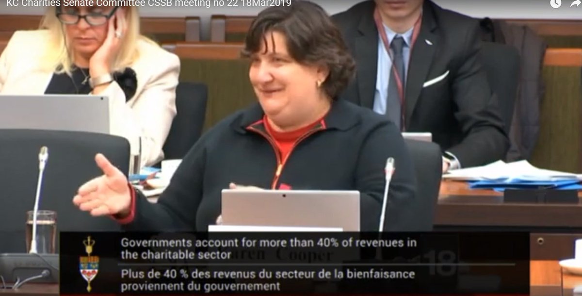 On Monday March 18th Karen Cooper and Donald J. Bourgeois addressed the Special Senate Committee on the Charitable Sector #CSSB - see their comments here! youtu.be/Ktv-RYlXbBU