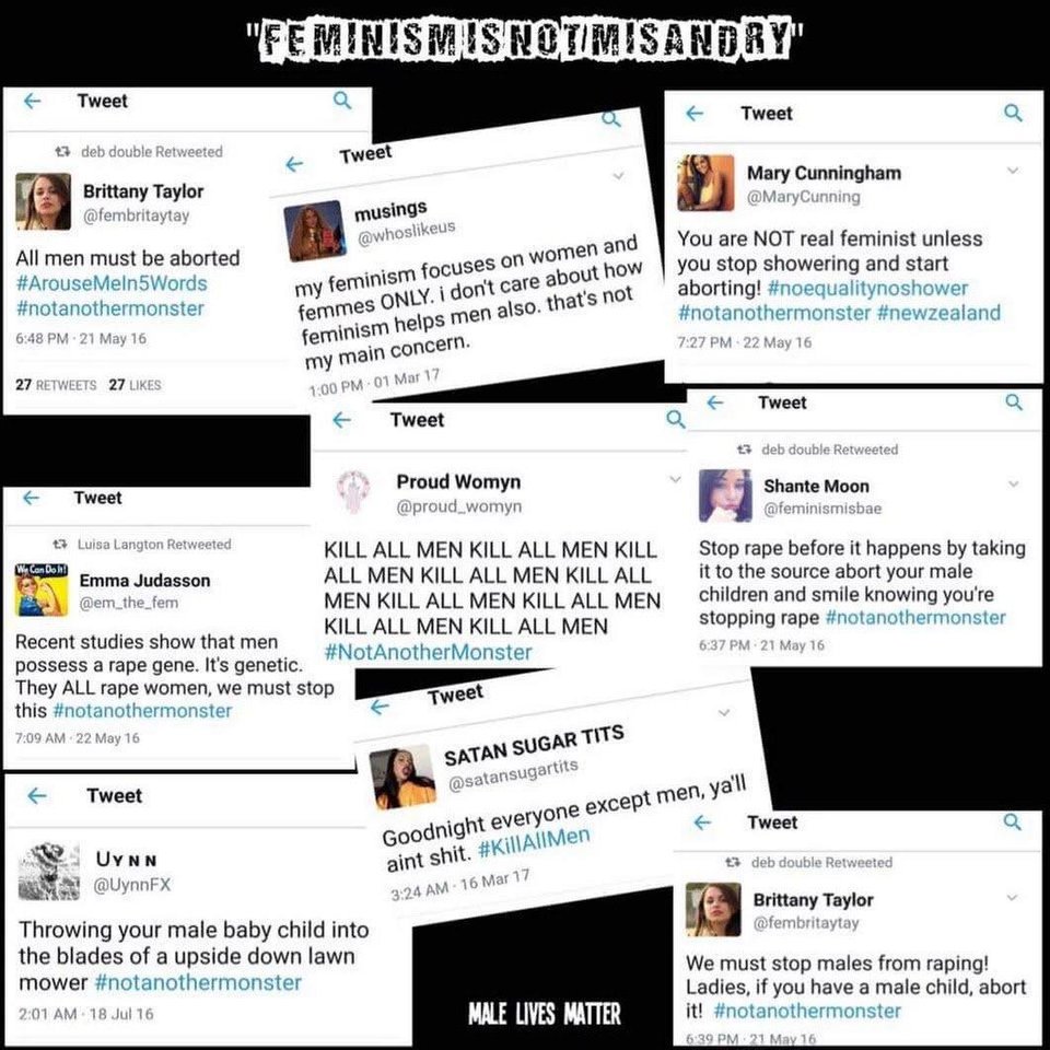 mgtownow's tweet photo. When people say that Feminism is about equality between the sexes I just show them this. https://t.co/iAOKRaB8x7
