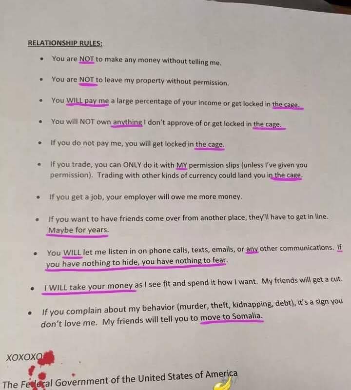 Rayleneamber's tweet photo. Got this from @DanForTexas <3
Consent and free association are the basis of our most natural rights- we were born with these rules on our hearts.
#Voluntaryism #FtheState #YouOwnYourself #consent https://t.co/aBcYOue7bN