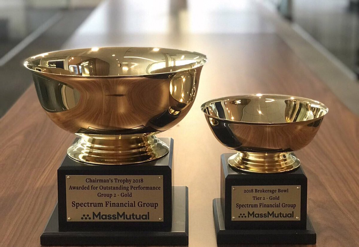 SFGTexas's tweet photo. We were honored to be the recipient of a 2018 Chairman’s Gold Bowl and we are looking forward to another Amazing year! #massmutual #dallas #dfw #financialplanning #financialservices #gold #sfg #Texas https://t.co/XEgGYwxWmr