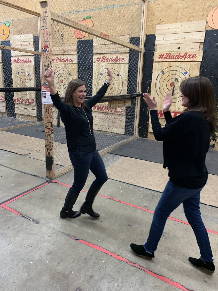 A great night of ‘bad axe’ fun with some awesome ladies!