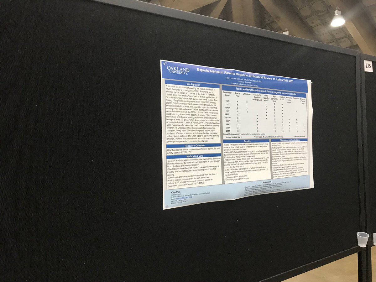 twakabayashi264's tweet photo. The @OUSEHS #HDCS team had a productive first day of learning at #SRCD2019 in Baltimore. Poster on family engagement by @noelstweet and historical changes in parenting advice by Katie (Missed you Katie)! Jill will be presenting hers @HighScopeUS tomorrow morning at 9:45. https://t.co/SO2NasRzYc