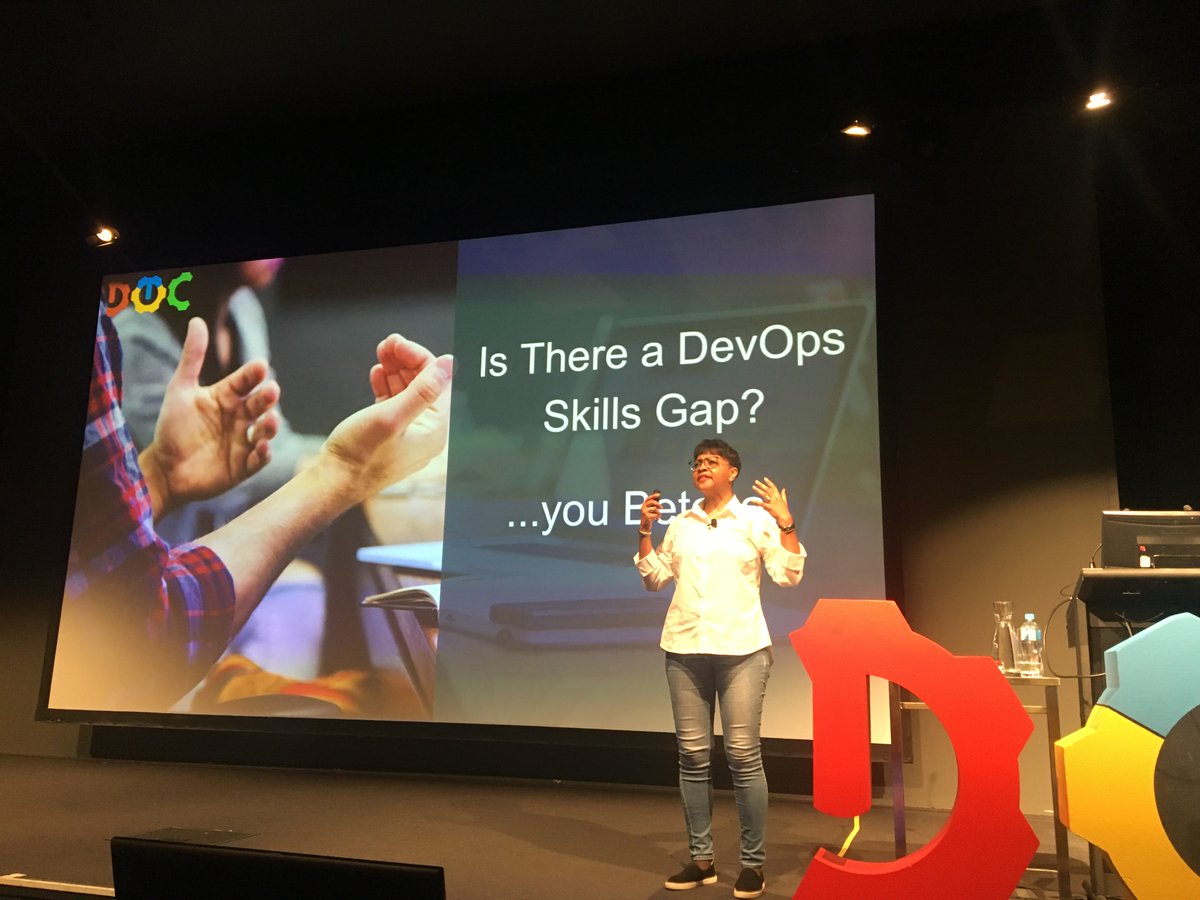 DevOpsTalks's tweet image. Thank you Deborah Burton (Managing director at Dasa) for an amazing talk about “Is there a DevOps skills gap? Betcha! “

#devops #dotc #dotc19 #conference