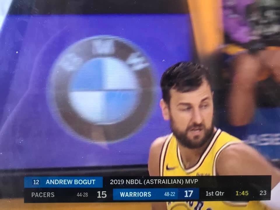 Andrew Bogut plays in the Astrailian NBDL where he won MVP #NBL19 #SeeIncredible