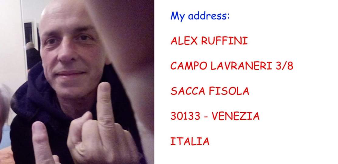 AlexRuffini's tweet image. Dears, Kiss, I love you since 1978, I was wondering (on my darkest days as today), I would love to get an hand write notes from you ❤️🙏😘📷I fighting pancreatic cancer from May 28th 2017😔 I believe in miracles. With Love❤️Alex Ruffini from Venice - Italy