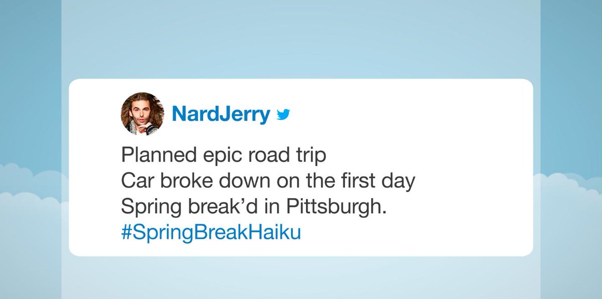 FallonTonight's tweet photo. Ain’t no party like a Pittsburgh party cause a Pittsburgh party don’t stop! #SpringBreakHaiku #FallonTonight https://t.co/9hrg3qDstP
