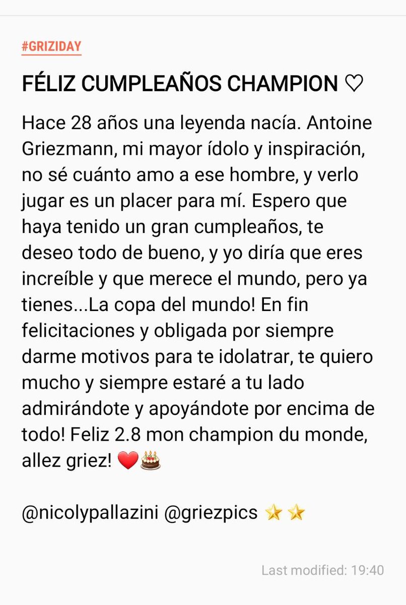 teamgrizibr's tweet photo. ✨Nous t'aimons, Grizi! ✨

Nós, os fãs brasileiros, fizemos textinhos de apoio e gratidão destinados ao jogador. (Fãs marcados na foto)

#TeamGrizi #Griezmann28 @AntoGriezmann https://t.co/ftuOQHkvI3
