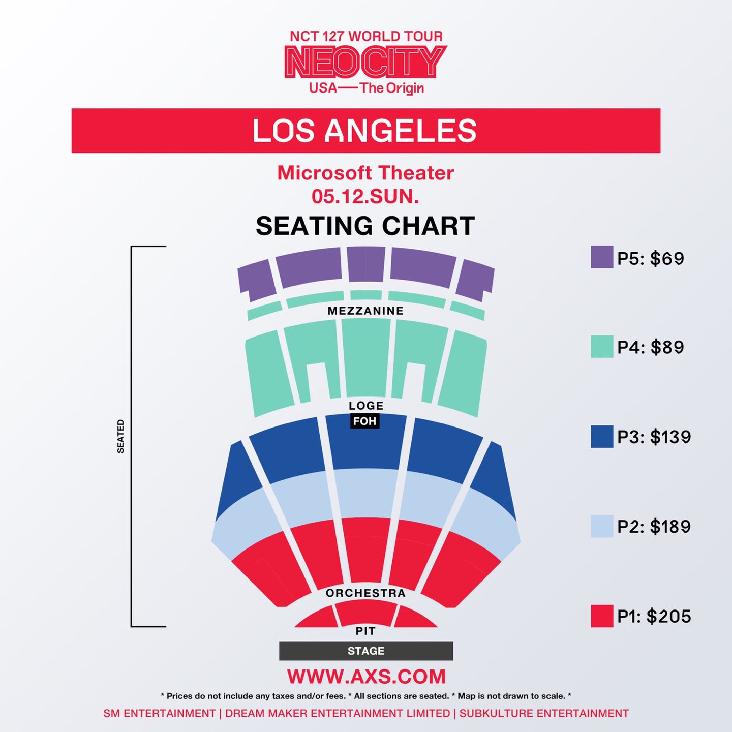 Agora Seating Chart Mezzanine