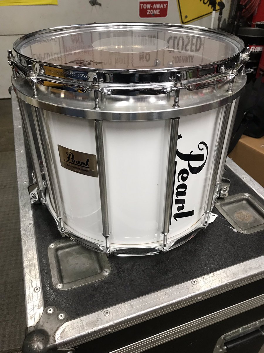 Ricky_Slezak's tweet photo. New addition to the arsenal... @PearlDrumCorp https://t.co/412YMFihNr