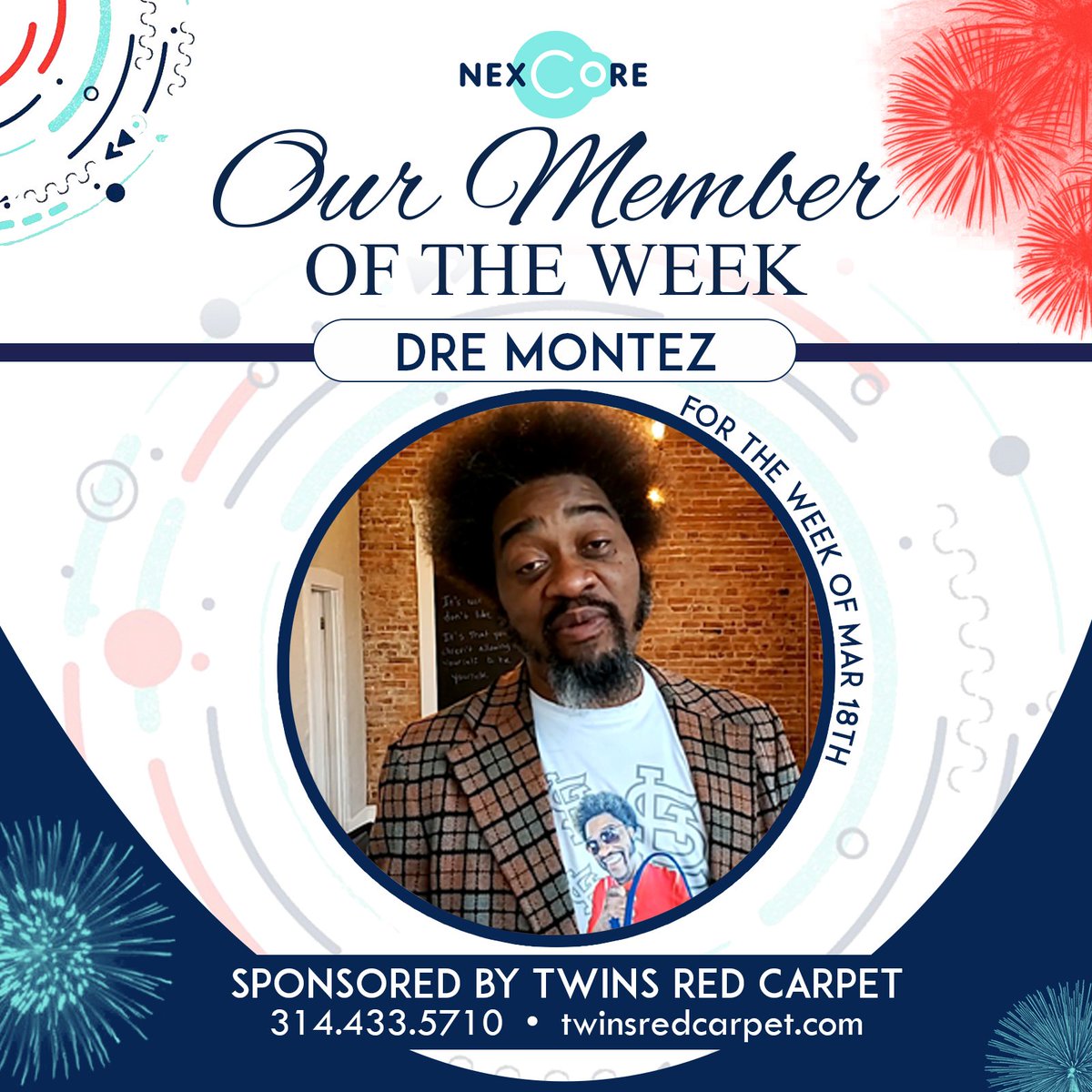 thenexcore's tweet photo. Reel Conversation with Dre Montez!
Watch the full video at https://t.co/jaJQ4VdfRI
#mynexcore #beyondcoworking #podcastersofnexcore https://t.co/up7AtzzVNl