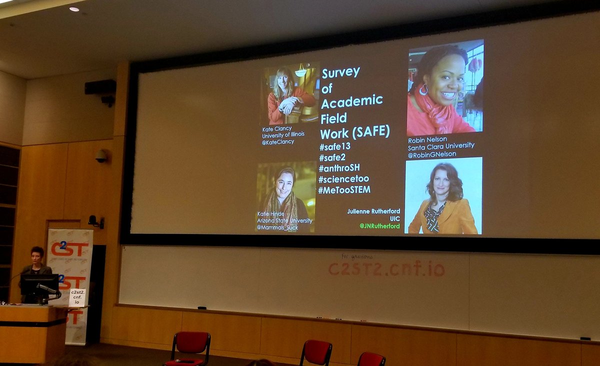 C2STedu's tweet photo. Tonight's @c2st event "Sexual Harassment in Academia" is underway, beginning with @JNRutherford. https://t.co/FVEZxvBNWw