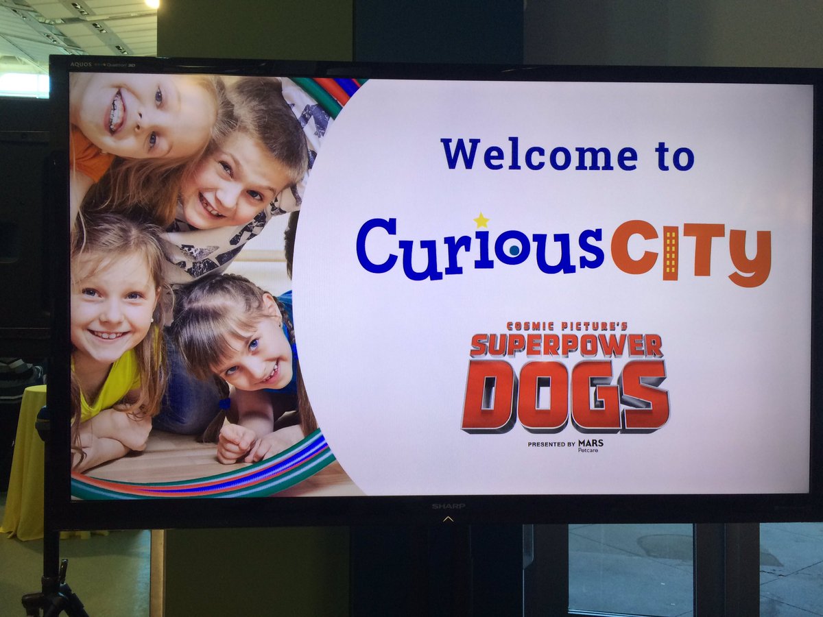 TimFerrisBiz's tweet photo. @TWoSEdm Super Power Dogs and CuriousCity Launch right now! #yeg https://t.co/x5pARHkwAm
