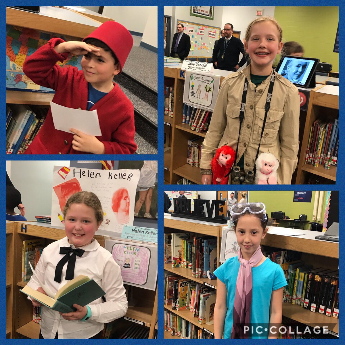 Mrs_Detres's tweet photo. Wow!! My 3rd graders rocked the living wax museum today!! Thanks to the amazing @MrsDayLib for facilating! Thanks to all of the families that came out to support us as well as @LNapoli_Liberty @ms_bobak @Kris_Conway135 and Mrs. Kester #PatriotPride135 @Liberty_D135  #OSD135 https://t.co/B8HGiJTmUv