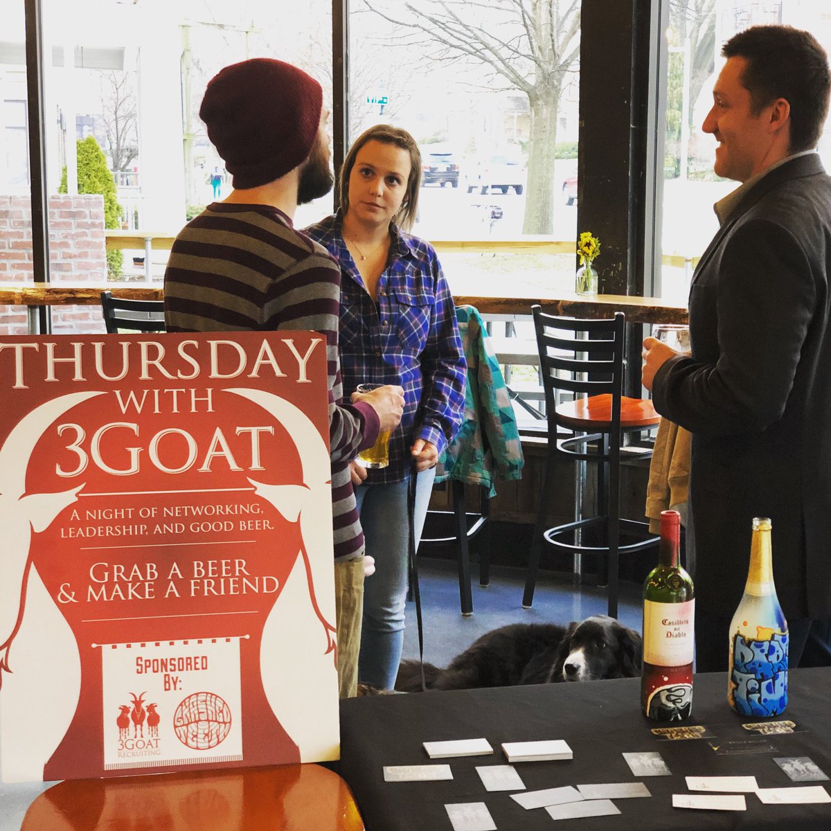 We’re hanging out at @SwitchyardBeer ! Come meet us, <a href="/Gnashed_Teeth/">Cosmic Druid</a> and IU’s neural research lab! #networking #btownevents #makingconnections #bloomington #indiana #iu