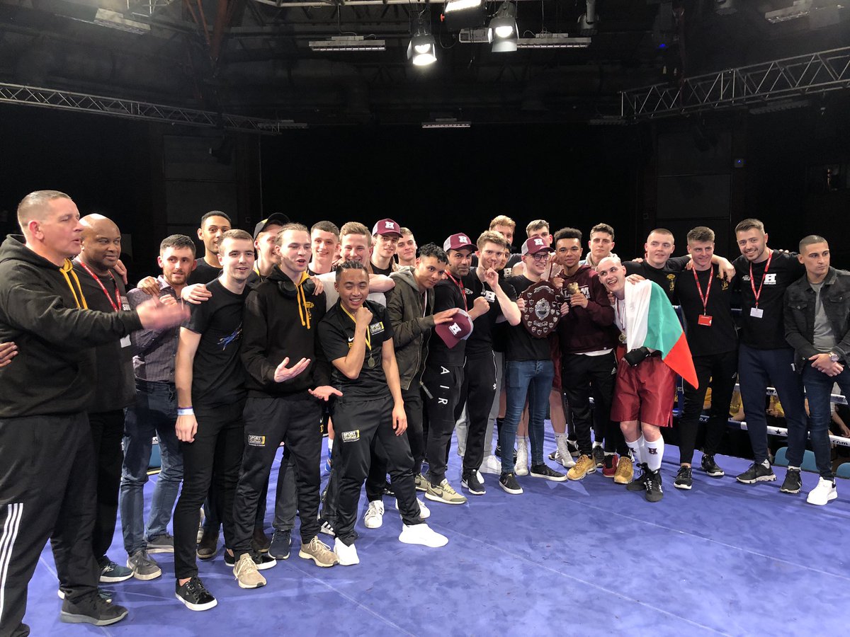 Sport_Hallam's tweet photo. Your @SheffVarsity Boxing Champions are @HallamBoxing π₯ Team Hallam 8 - 3 πππ #wearehallam #boxingmasterclass https://t.co/4EK7BR6yvk