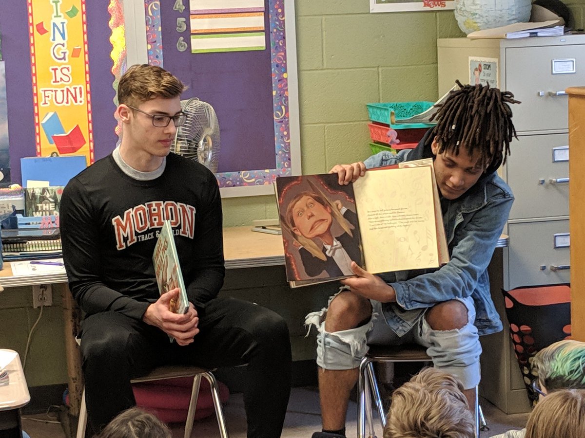 Today was such a great day at <a href="/PWintermediate/">Pinewood School</a>. We also had <a href="/MohonCSD/">MohonCSD</a> HS athletes come read to our students. Big shout out &amp; thank you to all of them!