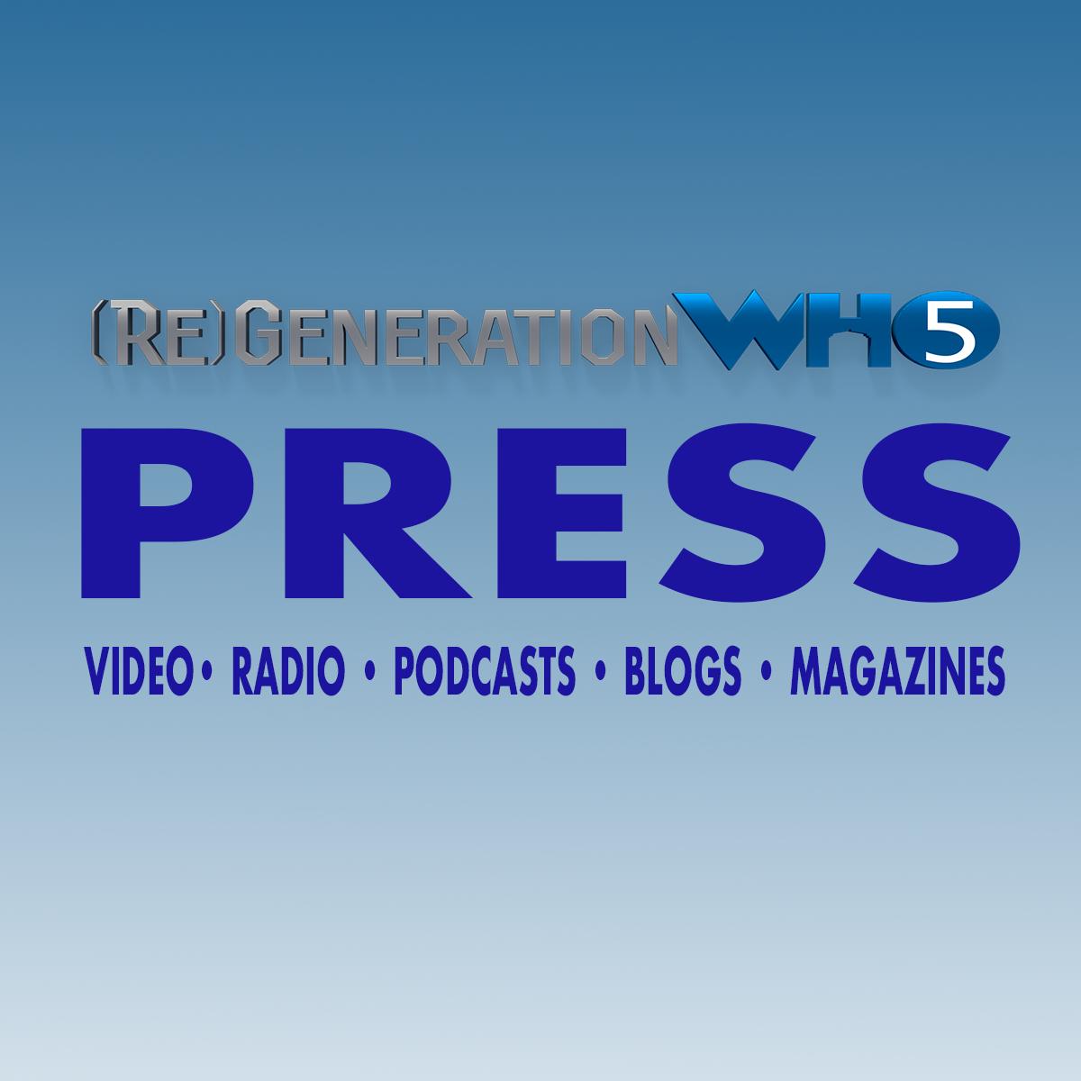 Tuesday 3/26/19 is the LAST day to for press to register for ReGeneration Who 5!

regenerationwho.com/get-involvedpr…