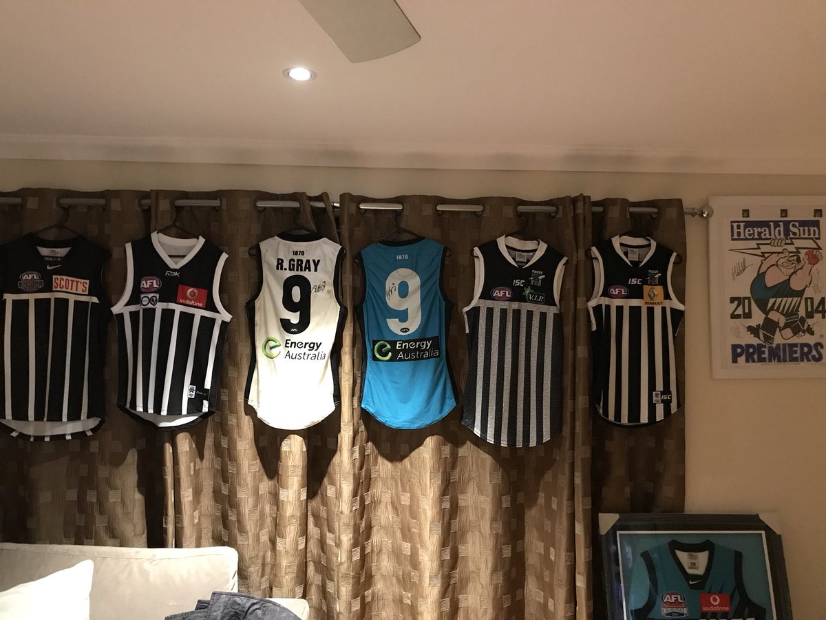 monty_chokito's tweet photo. Ready for @PAFC opening round and #RG200 🍐 Footy’s back, yewww! 😀 #AFLDeesPower https://t.co/aI8t3nwjOV