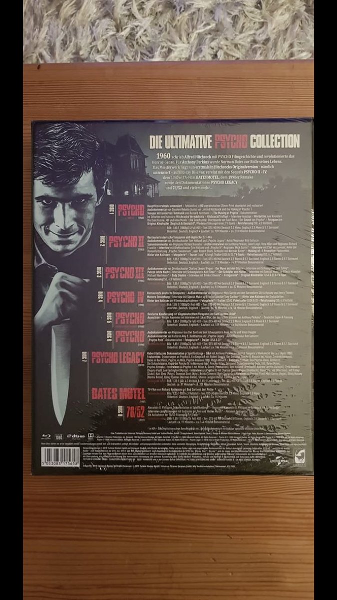 MakerNightmare's tweet image. Amazing set #psycho Germany release. Super happy with this one.