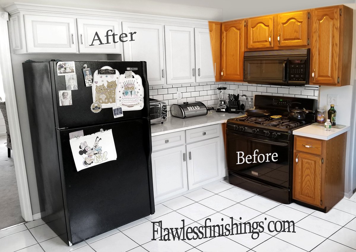 FFinishings's tweet photo. Kitchen Cabinet Refacing by Flawless Finishes 😯  
Interested in having your own kitchen finished?
#Call us today 📲 862-266-2866 or visit us online @ https://t.co/AObo1YfpW0 for photos and more info ! 💻  #KitchenCabinets #Refacing #Refinishing #Painting #FlawlessFinishes https://t.co/BE1bLwWhIg