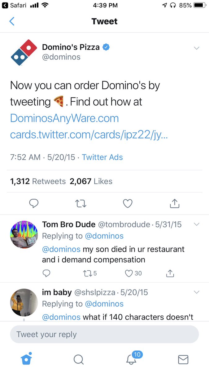 JarJarMason's tweet photo. @CarpeTeachem #comm31 Just another PR stunt before Dominos introduced the self diving delivery car https://t.co/nL0m4VBTwY