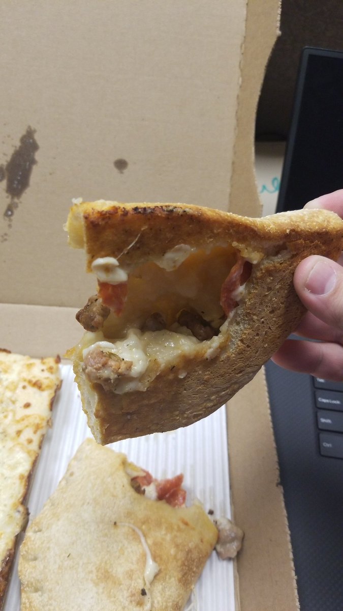 BSwan89's tweet image. As much as I love the #Pzone I think  @pizzahut wants it to stop again....hollow pzone...