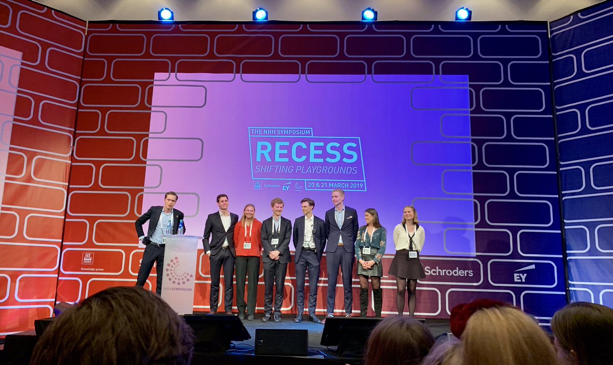 A big 👏🏼 to this bunch (and the 392 other student volunteers) who made the <a href="/NHHsymposium/">NHH-Symposiet</a> a great conference and experience the last two days! Always fun to be back at <a href="/NHHnor/">NHH Norwegian School of Economics</a>