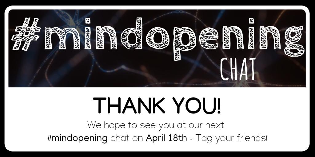 BathmanEDU's tweet image. Thanks everyone for a wonderful Twitter chat tonight. Follow some new friends and keep the learner's experience in mind. 

We hope you'll join @hpineroteach and I next month on April 18th.#mindopening