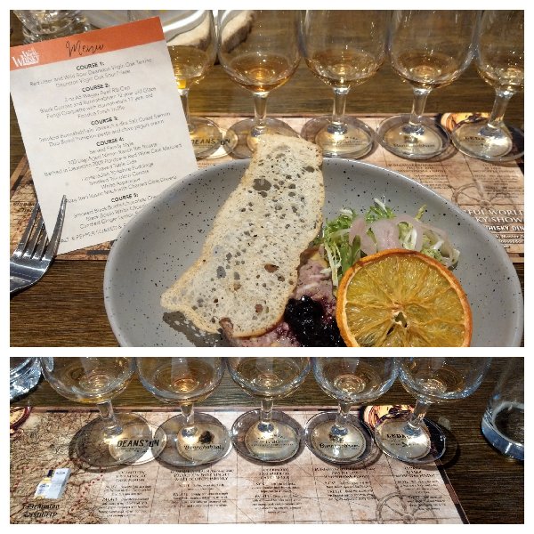 Back to the grind at the #wonderfulworldlfwhiskyshow accompanied by great food, great whisky courtesy of <a href="/Bunnahabhain/">Bunnahabhain Distillery</a> and even better company! <a href="/TheWhiskyOnion/">Larry</a> <a href="/WhiskyCanuck/">WhiskyCanuck</a> @Whiskylassie <a href="/RatherBeOnIslay/">Benoit Bailey</a>