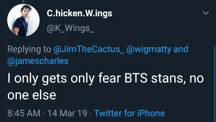 Zia I Only Fear Bts Stans No One Else A Thread