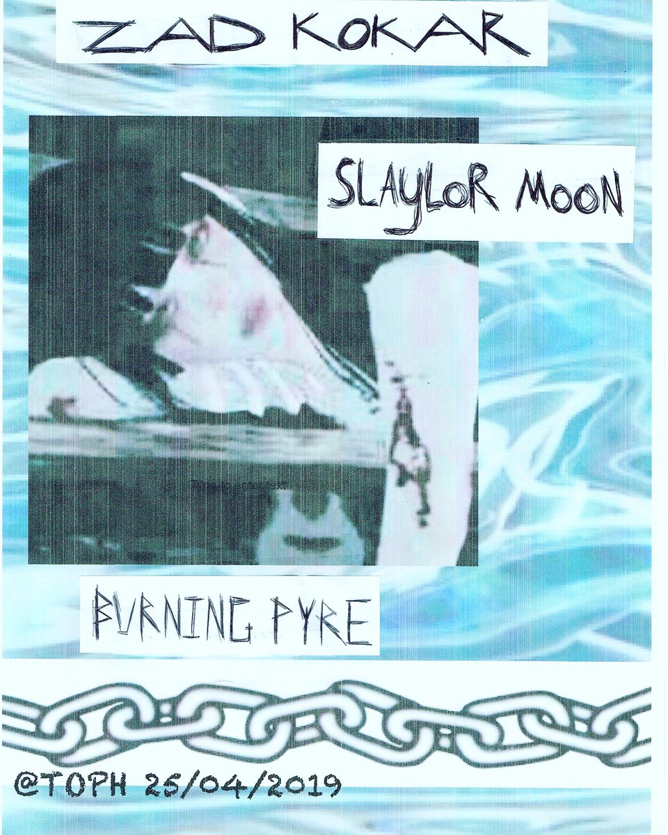 2toph's tweet photo. #zadkokar #slaylormoon #burningpyres at @2toph April 25th Β£5 OTD BYOB and some irn bru, might be off the π¬ by then... thanks to #plastiglomerate for organising this π₯ https://t.co/qnkV1kBe1B
