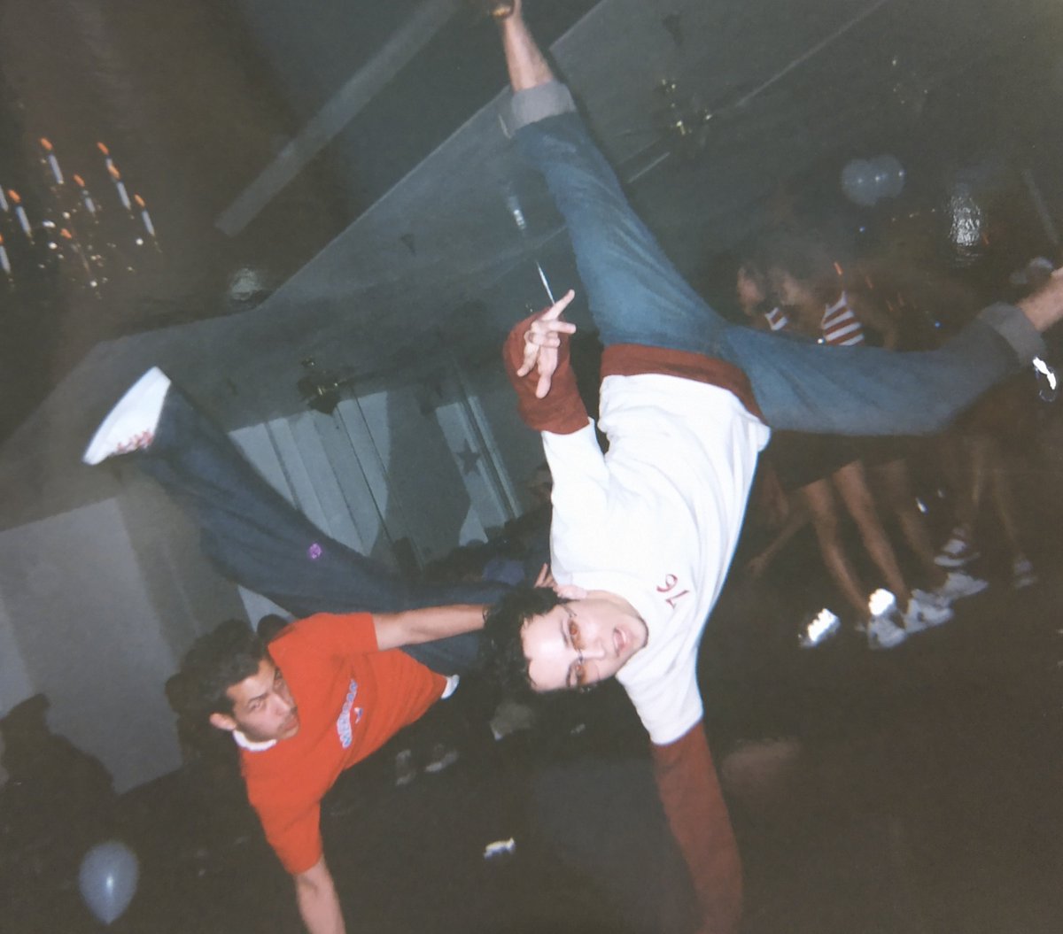 Mikecanolol's tweet photo. Throwback to random break dance battles in high school!! #ImBendy #Breakers #GaveUpBreakDanceForSlowDance #TBT #MikeCanoLoL #Laughs #Comedy #Comedian #Haha #Funny #LOL #Hilarious #Meme #Tag #Lmfao https://t.co/FSPTJu1l0y