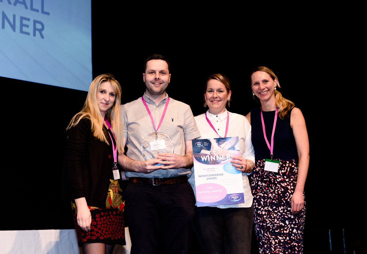 Another fab photo - this year's overall winners #PENNA 2018 <a href="/TraumaTheatres/">NUH Trauma Theatres</a> <a href="/nuh_recovery/">NUH Recovery</a> with <a href="/SarahAnnBurger/">Sarah-Ann Burger</a> of @pickereurope