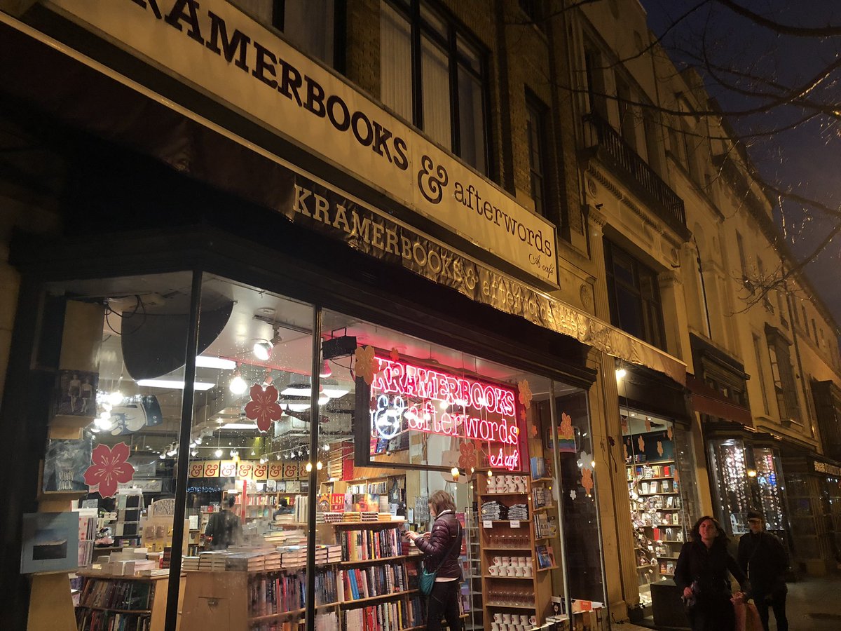 Receipts_DavidD's tweet photo. Stoked to be back spreading knowledge with the fantastic @ReceiptBank DC team, and also to have the opportunity to revisit my most-favouritest place in the world @kramerbooks #thisisRB https://t.co/SY71AuuTul
