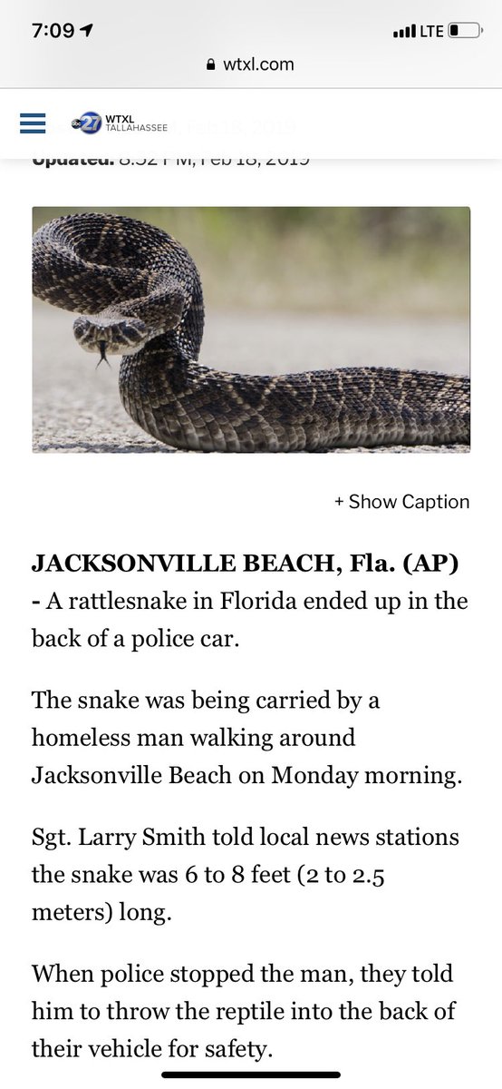 spell1998's tweet photo. “Florida Man” Feb. 18th https://t.co/fE3IB2ghbG