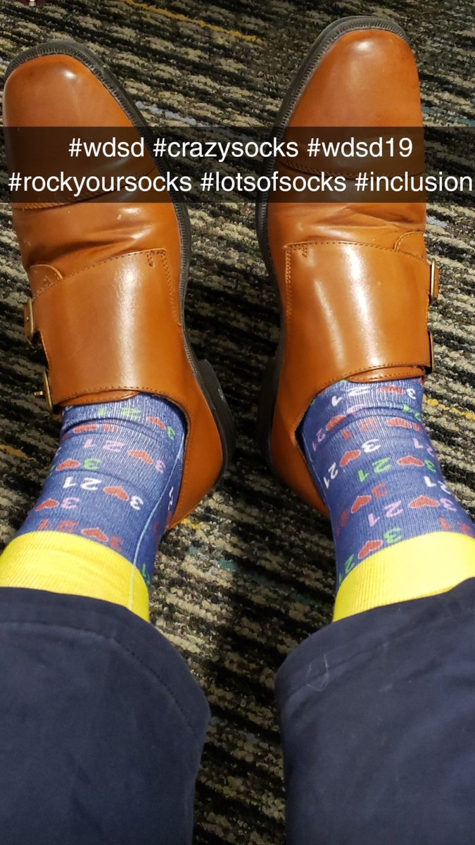 jerdeken's tweet photo. #wdsd19 #LotsofSocks #worlddownsyndromeday #crazysocks #inclusion https://t.co/dSsGmKNuGl