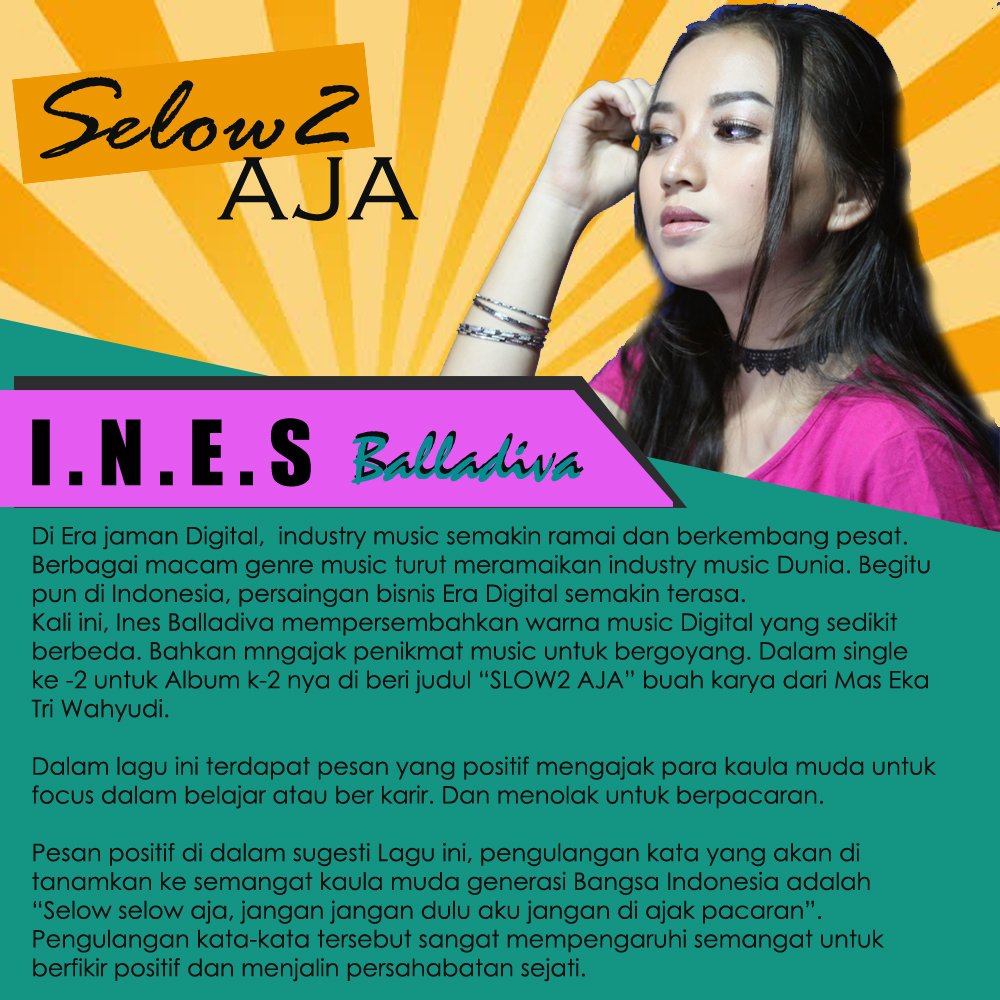 bas_radio1033FM's tweet photo. #DANGDUTGo
Jangan terlalu buru buru ah.. Dibikin Selow aja yuk.
Seperti singlenya @inesballadiva yang lagi hits banget nih SELOW2 AJA || @A1Mpro 

#BintangnyaFM https://t.co/kai1Gt0NoS
