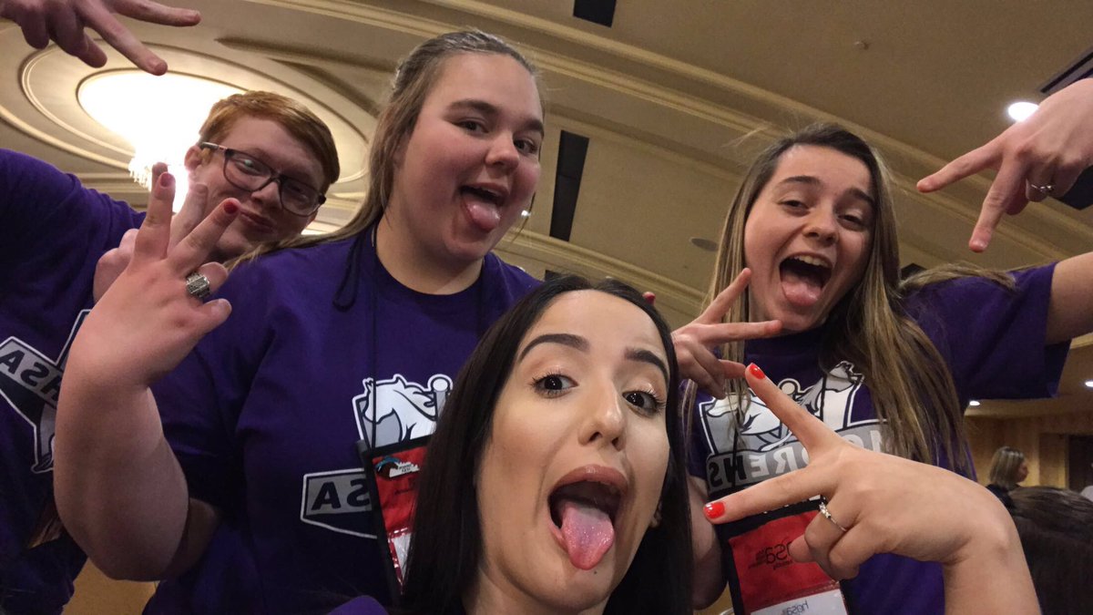 mooremustangs19's tweet photo. Your senior class officers will be at HOSA STATE for the next few days💜🌡 https://t.co/q39I8AO1gK
