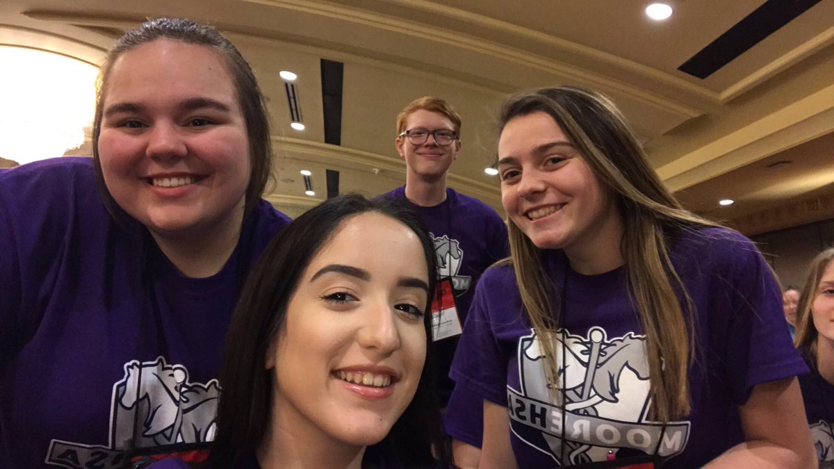 mooremustangs19's tweet photo. Your senior class officers will be at HOSA STATE for the next few days💜🌡 https://t.co/q39I8AO1gK