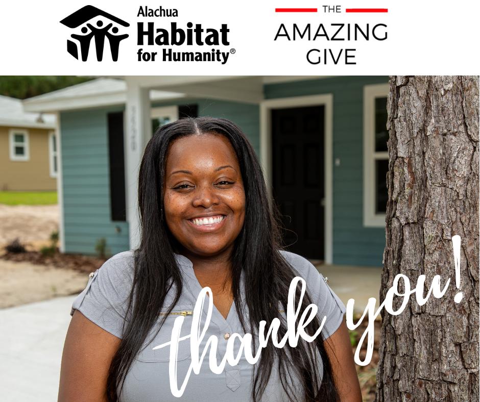 THANK YOU for your support during #TheAmazingGive! Together, we're helping open doors for more local families to build a bright future through safe, affordable housing. ❤️🏡🔨 #BuildMoreTogether #BuildingStrongCommunities #CommunityPartners