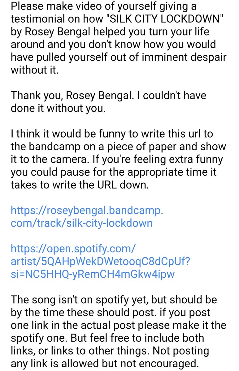 RoseyBengal's tweet photo. Hey tweeter and tweeters 
Been a moment
We're back and putting out a song 3/29
Take part in our survey https://t.co/QvU098FDhP