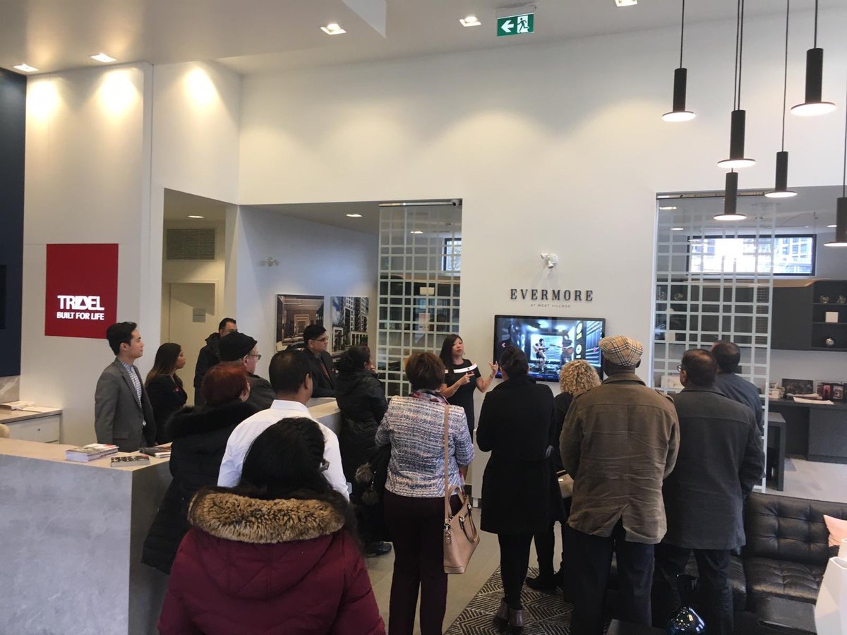 Annette_Tridel's tweet photo. Great turnout this morning at our Evermore Presentation Centre. Thank you @iProRealtyLtd for attending our Market Update, BMO seminar &amp; Product Knowledge for Evermore and Chateau Auberge with @winsonchan @zamanAnita @Rahultridel @Lubylululu @persauddalicia @derekmaktridel @tridel https://t.co/q7XpzHm8oK